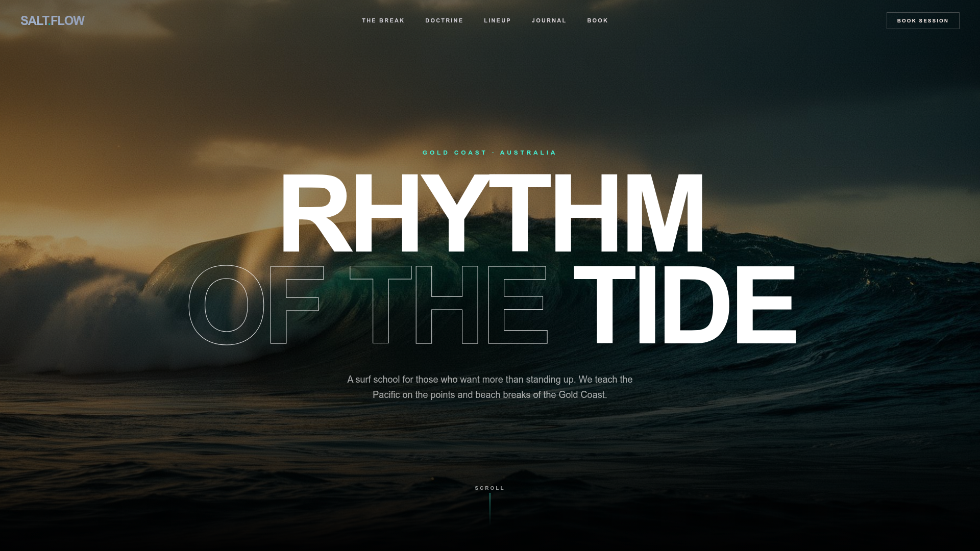 Salt Flow — site screenshot